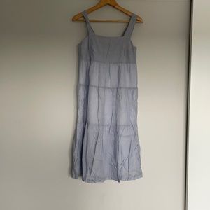 Madewell super light cotton tiered midi